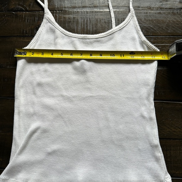 Wild Fable White Ribbed Tank Top - Picture 6 of 6